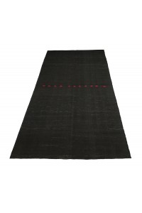 Red Embrodiery on Goat Hair Rug 6x11 Feet 174,322 - Goat Hair Rug  $i