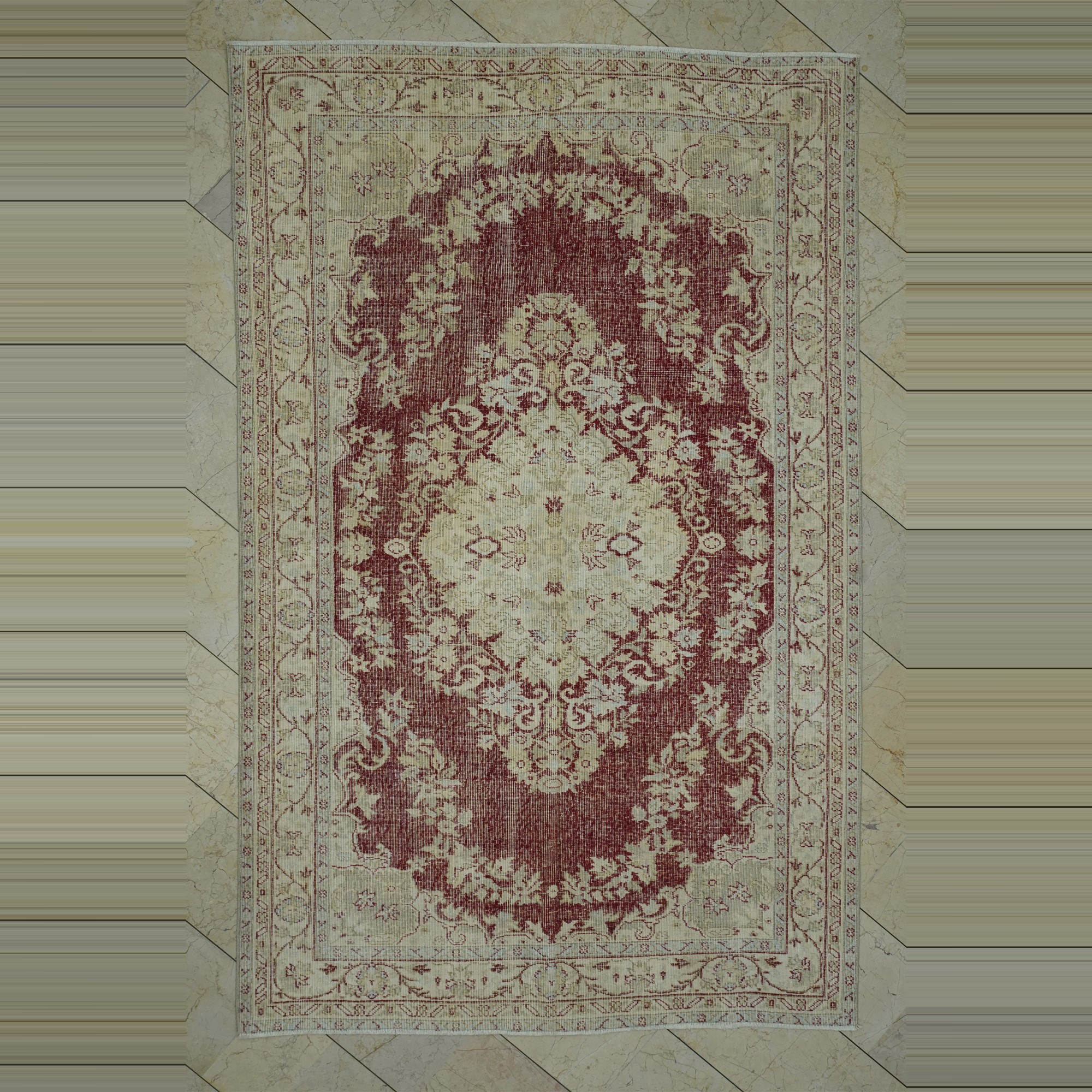 Revived Oushak Rug 6x9 Feet 174,280 - Oushak Rug