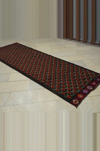 Revived Turkish Kilim Runner Rug 4x11 Feet 108,320 - Turkish Rug Runner  $i