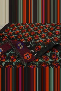 Revived Turkish Kilim Runner Rug 4x11 Feet 108,320 - Turkish Rug Runner  $i