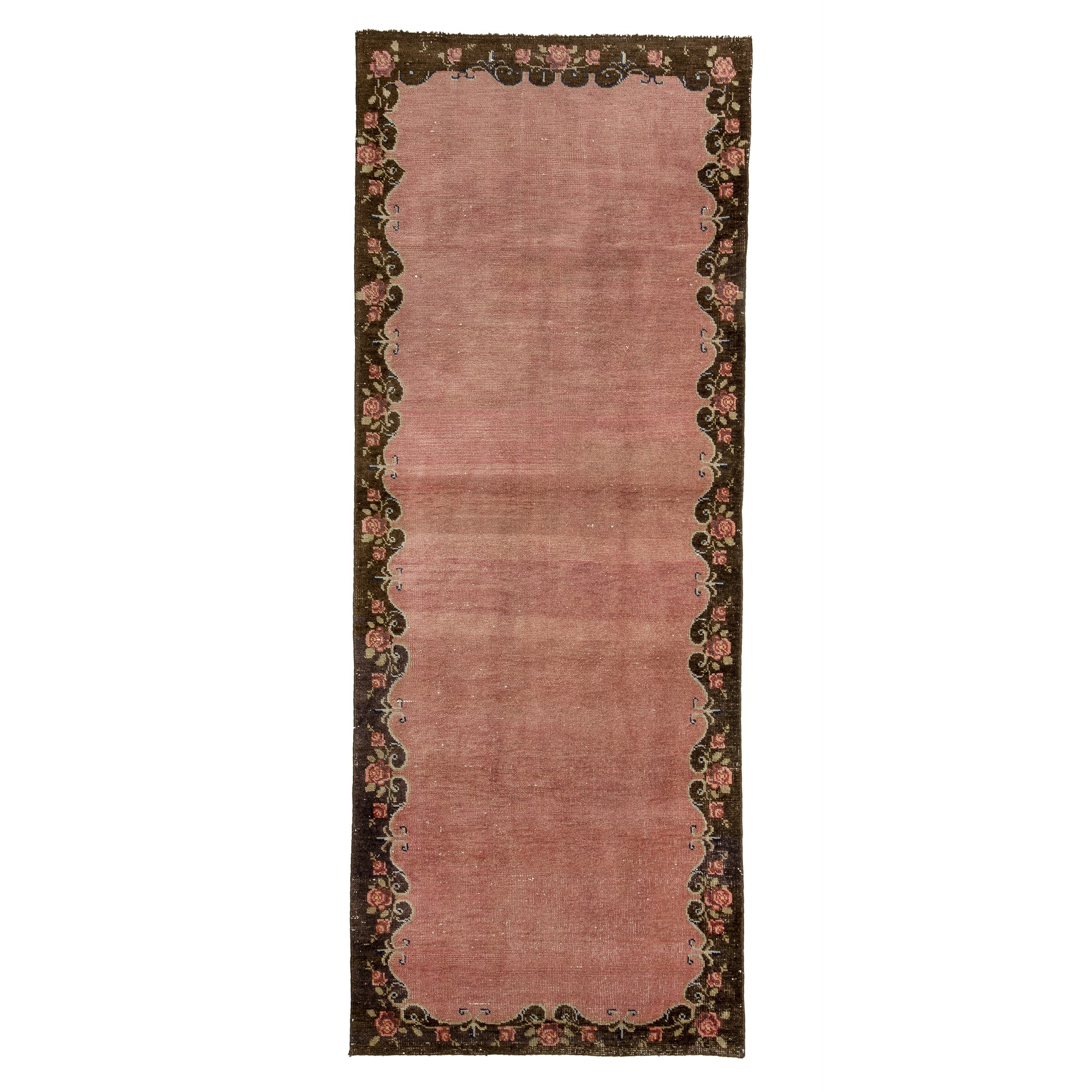 Rose Pattern Turkish Rug Runner 3x8 Feet 97,248 - Turkish Rug Runner