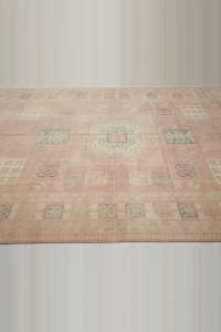 Salmon Pink Large Oushak Carpet Rug 8x11 Feet 227,335 - Oushak Rug $i