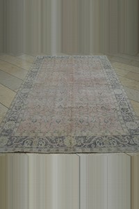 Salmon Pink Oushak Rug 5x9 Feet 162,277 - Oushak Rug $i