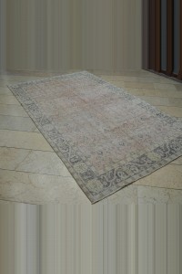 Salmon Pink Oushak Rug 5x9 Feet 162,277 - Oushak Rug $i
