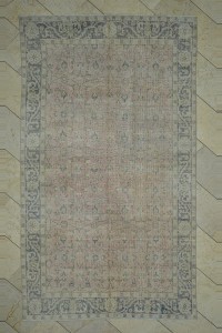 Salmon Pink Oushak Rug 5x9 Feet 162,277 - Oushak Rug $i