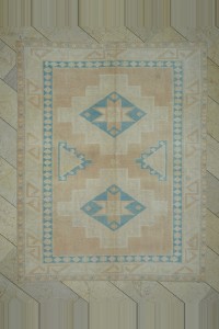 Salmon Pink Oushak Rug 6x8 Feet 194,244 - Oushak Rug $i