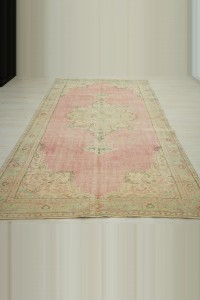 Salmon Pink Oushak Rug 6x9 180,283 - Oushak Rug  $i