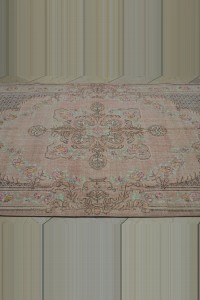 Salmon Pink Oushak Rug 6x9 Feet 176,272 - Oushak Rug $i