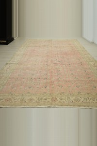 Salmon Pink Oushak Rug 8x12 Feet 254,368 - Oushak Rug $i
