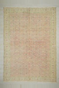 Salmon Pink Oushak Rug 8x12 Feet 254,368 - Oushak Rug $i
