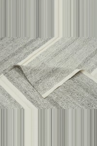 Scandinavian Style Gray And White Turkish Rug 7x10 215,290 - Grey Turkish Rug  $i