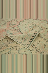 Semi Old Faded Oushak Rug 6x9 184,273 - Oushak Rug $i