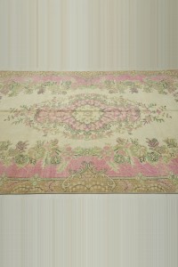 Semi Pale Oushak Rug 6x10 181,313 - Oushak Rug $i