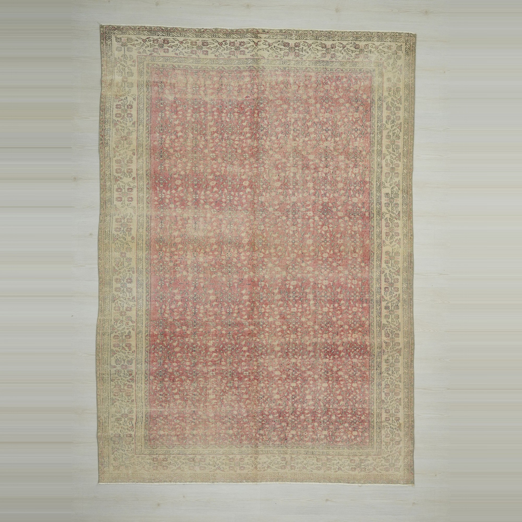 Seven Mountain Flower Oushak Rug 7x10 Feet 214,307 - Oushak Rug