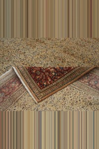 Seven Mountain Flower Pattern Kayseri Carpet Rug 8x12 Feet 237,354 - Turkish Carpet Rug $i
