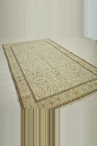 Seven Mountain Flower Pattern Oushak Rug 6x10 172,289 - Oushak Rug $i