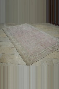 Seven Mountain Flower Pattern Turkish Rug 6x10 Feet 172,289 - Oushak Rug $i