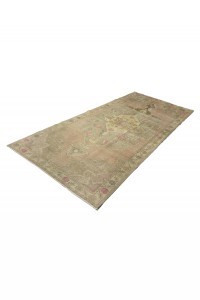 Short Pile Oushak Rug 4x9 Feet 132,281 - Turkish Carpet Rug  $i
