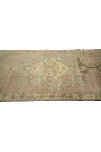 Short Pile Oushak Rug 4x9 Feet 132,281 - Turkish Carpet Rug  $i