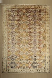 Silk Turkish Carpet 8x12 Feet 254,360 - Turkish Carpet Rug  $i