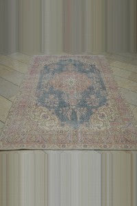 Small Faded Oushak Rug 4x6 Feet 116,195 - Oushak Rug $i