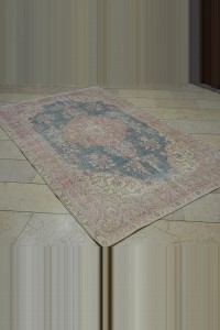 Small Faded Oushak Rug 4x6 Feet 116,195 - Oushak Rug $i