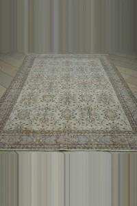 Small Pattern Oushak Rug 7x10 Feet 202,297 - Oushak Rug  $i