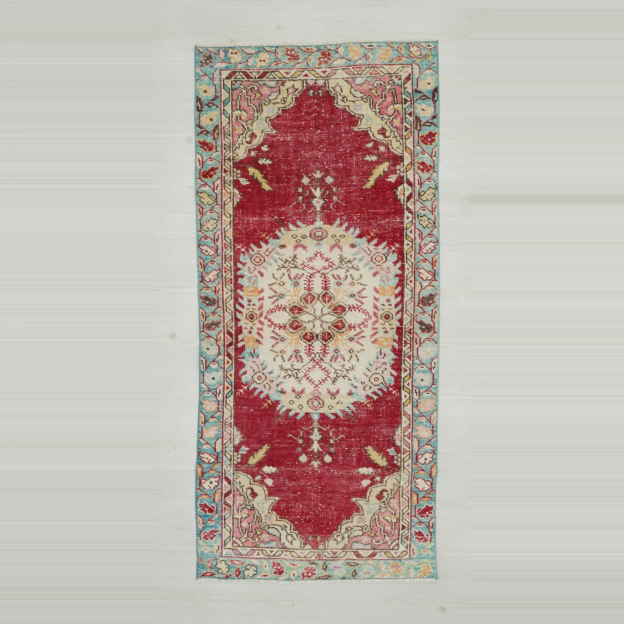 Small Turkish Rug 3x7 90,204 - Turkish Carpet Rug