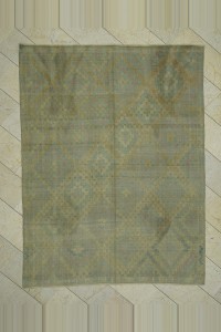 Turkish Kilim Rug Soft Color Turkish Kilim Rug 7x9 Feet 200,262