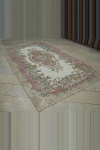 Soft Color Turkish Oushak Rug 6x10 Feet 186,305 - Oushak Rug $i