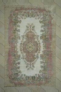 Soft Color Turkish Oushak Rug 6x10 Feet 186,305 - Oushak Rug $i
