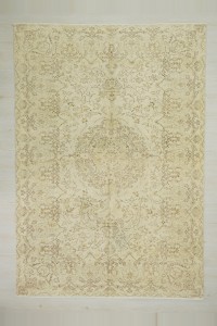 Soft Color Turkish Oushak Rug 7x10 Feet 210,301 - Oushak Rug $i