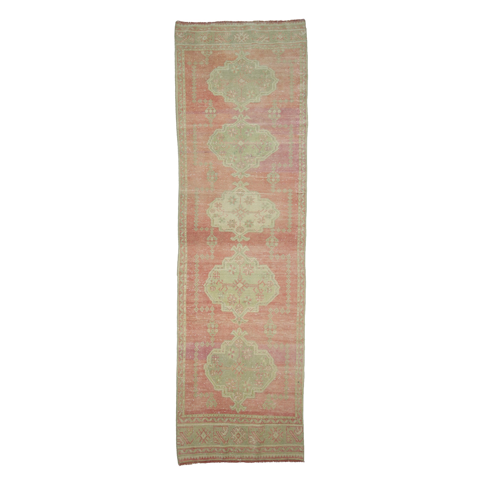 Soft Color Turkish Runner Rug 3x10 Feet 86,308 - Turkish Rug Runner