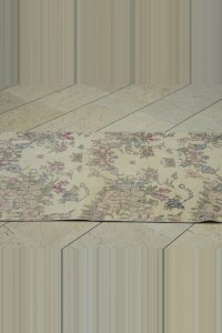 Soft Oushak Runner Rug 3x10 Feet 84,314 - Turkish Rug Runner  $i