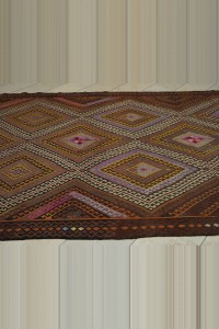 Soumak Turkish Kars Kilim Rug 7x13 Feet  210,410 - Turkish Kilim Rug  $i