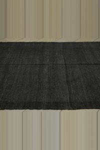 Square Size Grayish Brown Goat Hair Rug 6x7 178,216 - Goat Hair Rug $i