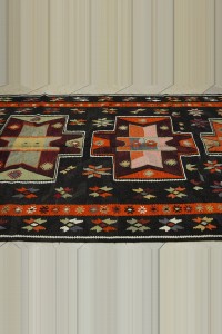 Star Pattern Old Kars Kilim Rug 5x10  160,311 - Turkish Kilim Rug  $i