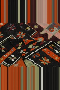 Star Pattern Old Kars Kilim Rug 5x10  160,311 - Turkish Kilim Rug  $i