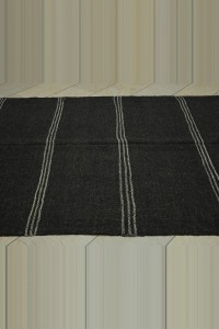 Striped Goat Hair Rug 6x12 Feet 175,354 - Goat Hair Rug $i