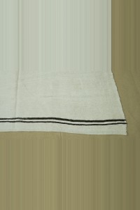 Striped Hemp Kilim Rug 5x8 Feet 158,225 - Turkish Hemp Rug $i