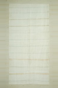 Turkish Hemp Rug Striped Hemp Kilim Rug 6x12 Feet 184,354