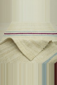 Striped Hemp Runner Rug 2x11 Feet 72,328 - Turkish Rug Runner  $i