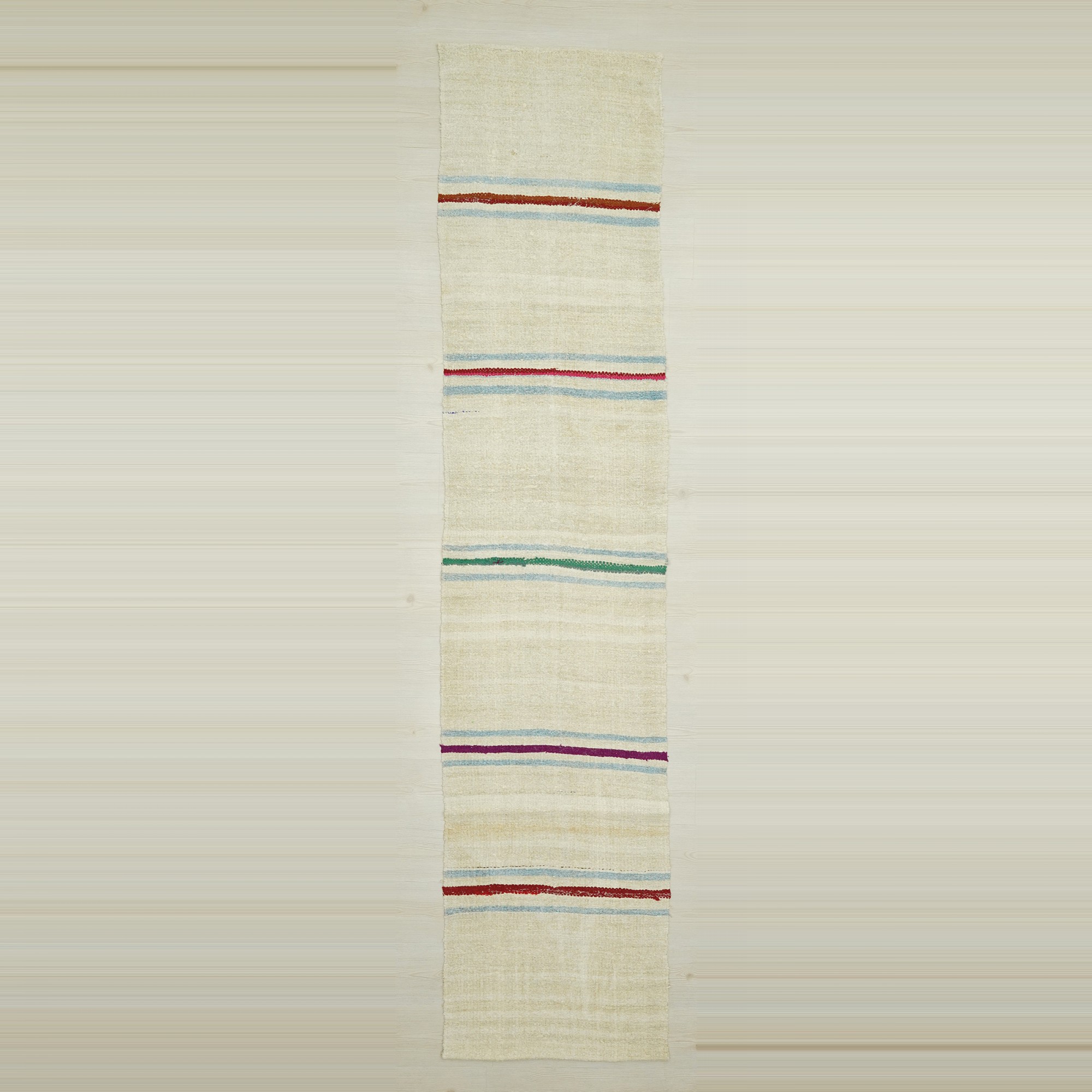 Striped Hemp Runner Rug 2x11 Feet 72,328 - Turkish Rug Runner