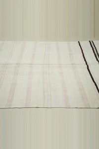 Striped Oushak Hemp Rug 5x12 Feet 152,350 - Turkish Hemp Rug $i