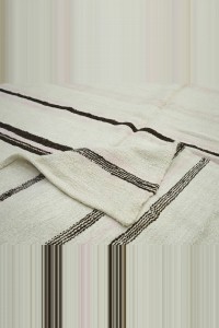 Striped Oushak Hemp Rug 5x12 Feet 152,350 - Turkish Hemp Rug $i