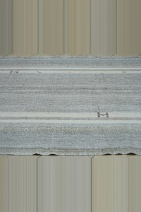 Striped Turkish Grey Rug 6x11 Feet 192,322 - Grey Turkish Rug  $i