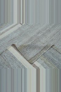 Striped Turkish Grey Rug 6x11 Feet 192,322 - Grey Turkish Rug  $i