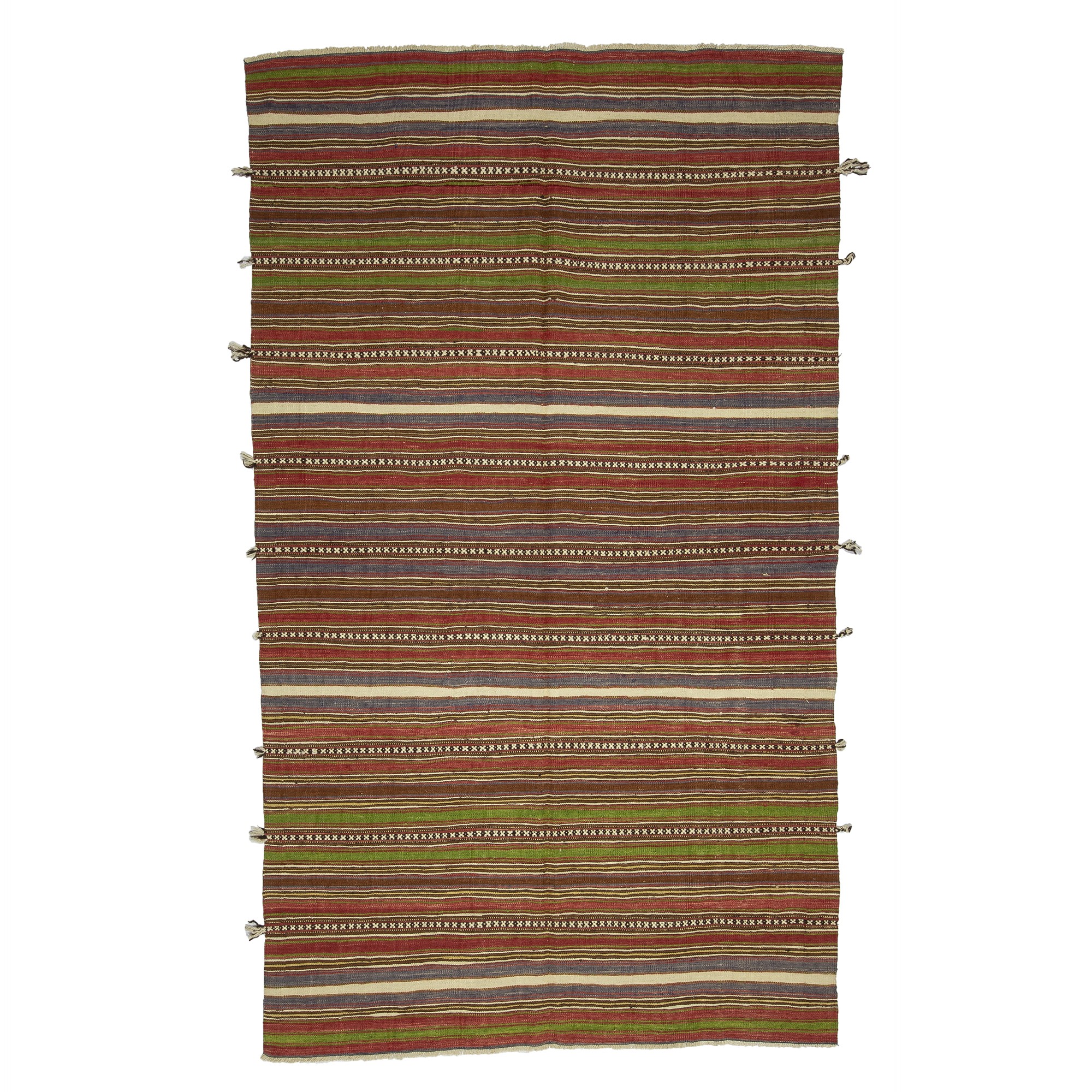 Striped Turkish Kilim Rug 5x9 Feet  158,270 - Turkish Kilim Rug