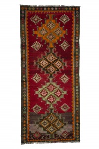 Turkish Rug Runner Stunning Kilim Runner Rug 4x9 Feet 122,274