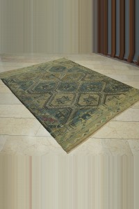 Stunning Turkish Kilim Rug 6x8 Feet 187,247 - Turkish Kilim Rug  $i